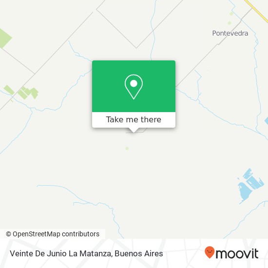 Veinte De Junio   La Matanza map