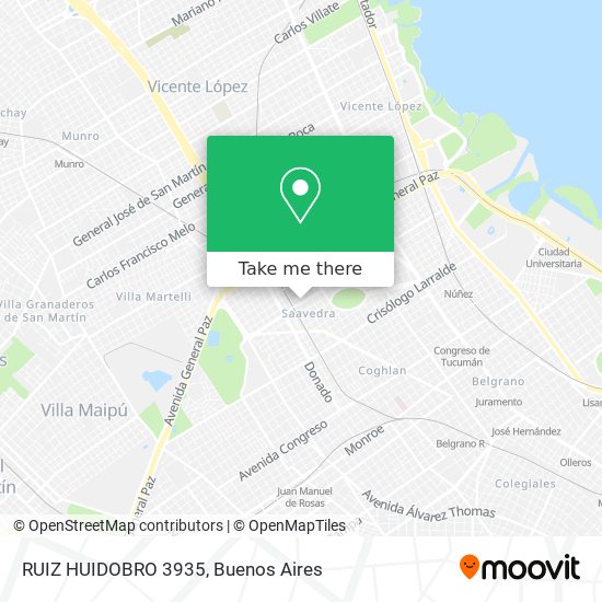 RUIZ HUIDOBRO 3935 map