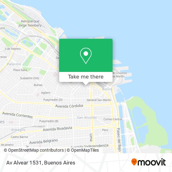 Av  Alvear 1531 map