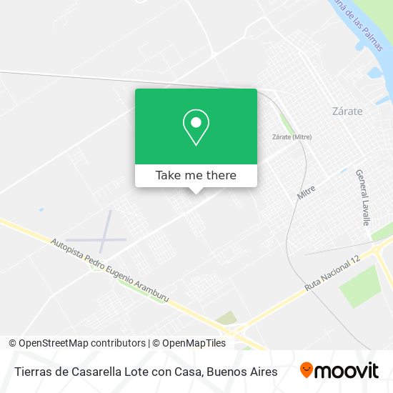 Mapa de Tierras de Casarella Lote con Casa