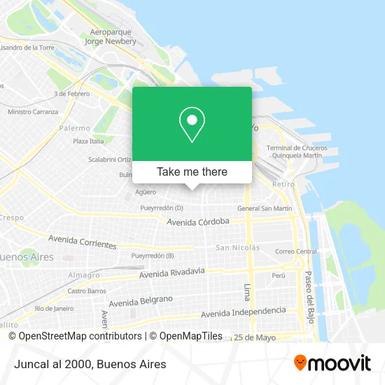 Juncal al 2000 map