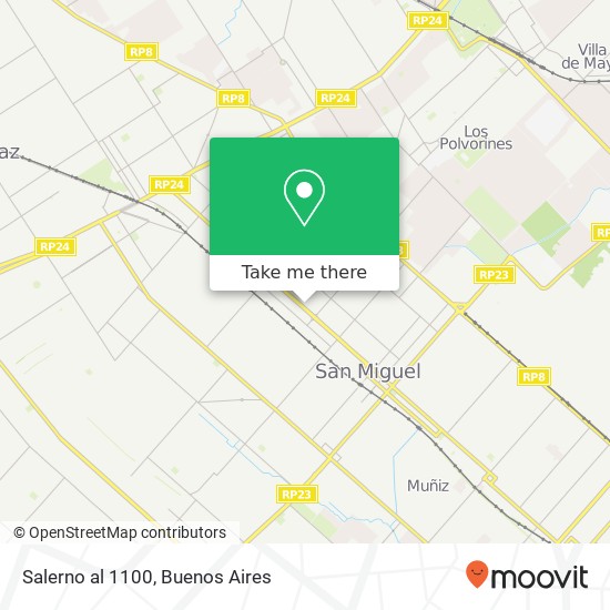 Salerno al 1100 map