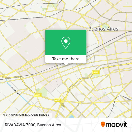 RIVADAVIA 7000 map