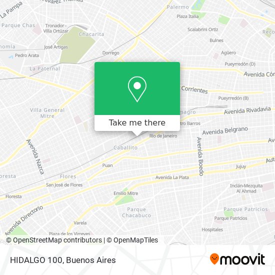 Mapa de HIDALGO 100