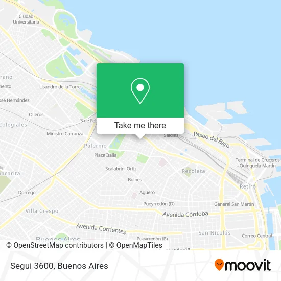 Segui 3600 map