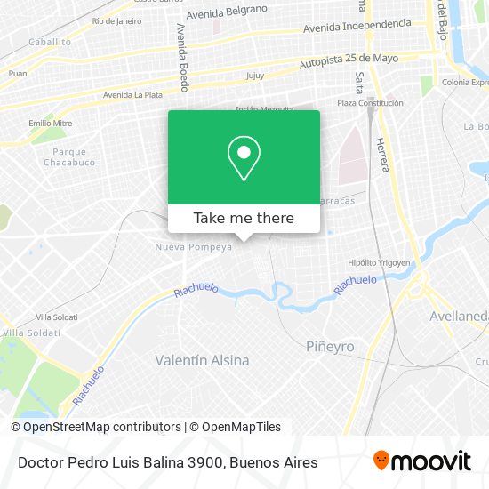 Doctor Pedro Luis Balina 3900 map