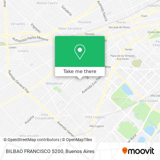 Mapa de BILBAO  FRANCISCO 5200