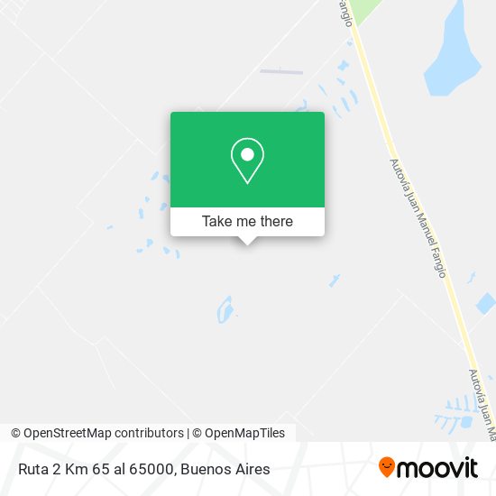Mapa de Ruta 2 Km 65 al 65000