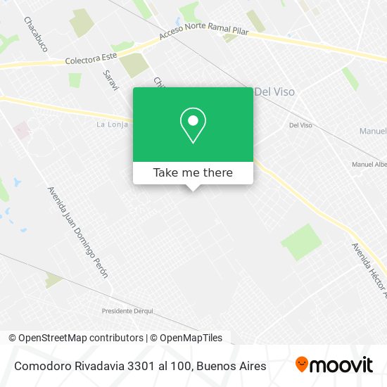 Mapa de Comodoro Rivadavia 3301 al 100