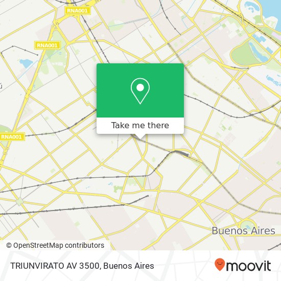 TRIUNVIRATO AV  3500 map