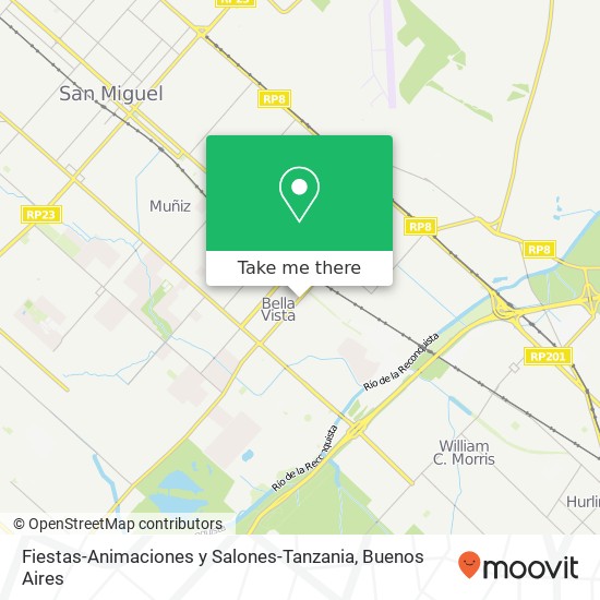 Fiestas-Animaciones y Salones-Tanzania map