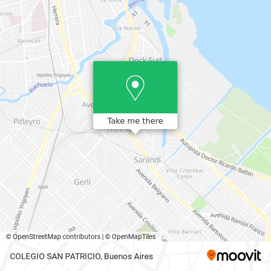 COLEGIO SAN PATRICIO map