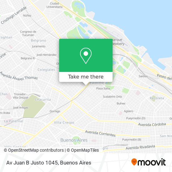Av  Juan B Justo 1045 map