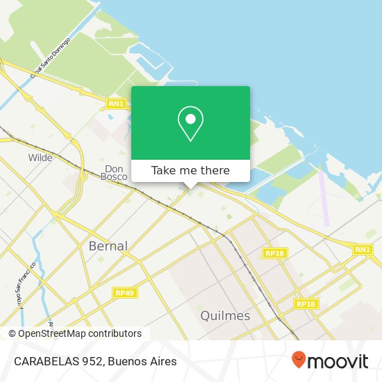 CARABELAS 952 map