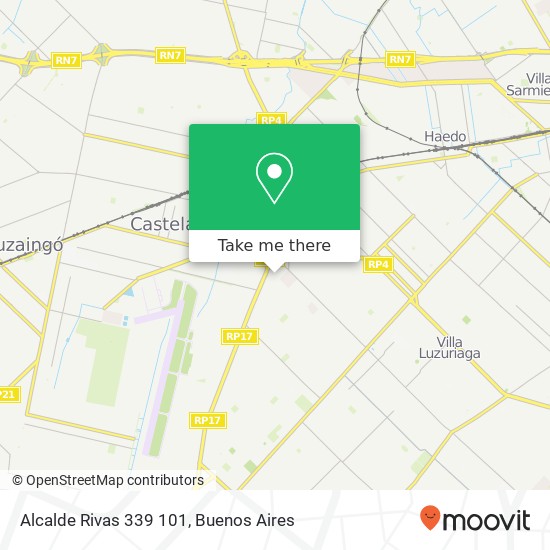 Alcalde Rivas 339   101 map