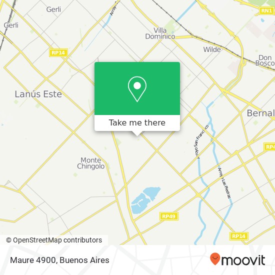 Maure 4900 map