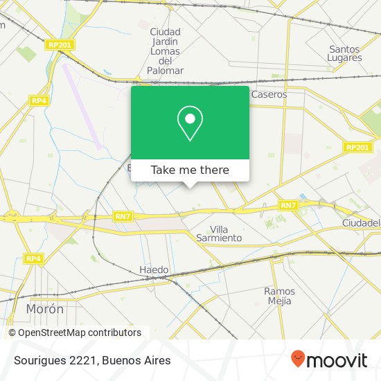 Sourigues 2221 map