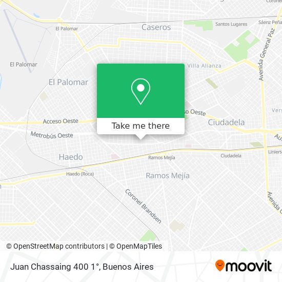 Juan Chassaing  400 1° map