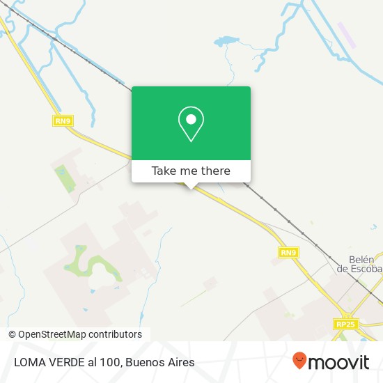 LOMA VERDE  al 100 map