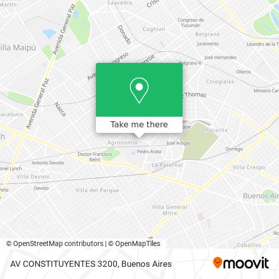 AV CONSTITUYENTES  3200 map