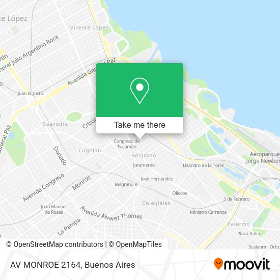 AV MONROE 2164 map