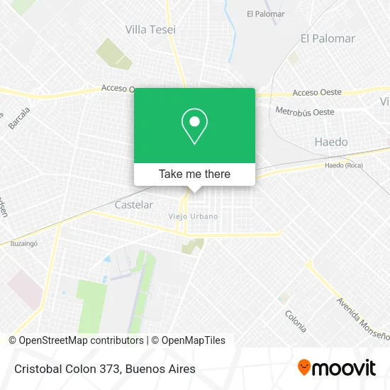 Cristobal Colon 373 map