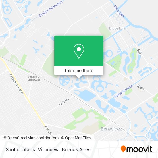 Santa Catalina Villanueva map