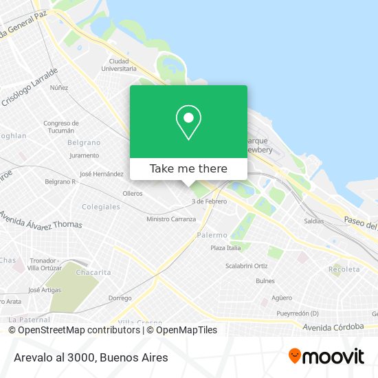 Mapa de Arevalo al 3000