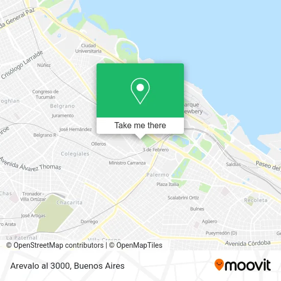 Mapa de Arevalo al 3000