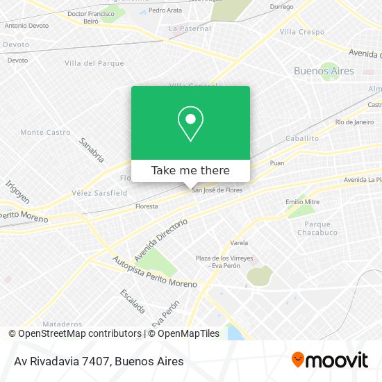 Av  Rivadavia 7407 map