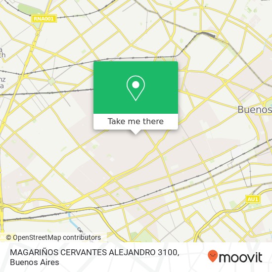 MAGARIÑOS CERVANTES  ALEJANDRO 3100 map