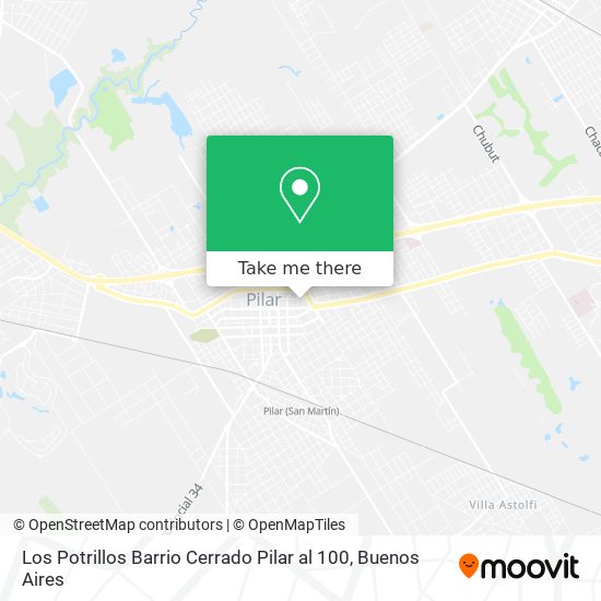 Los Potrillos Barrio Cerrado Pilar al 100 map