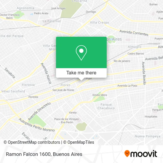 Ramon Falcon 1600 map