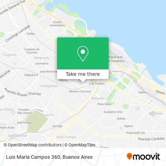 Luis María Campos  360 map