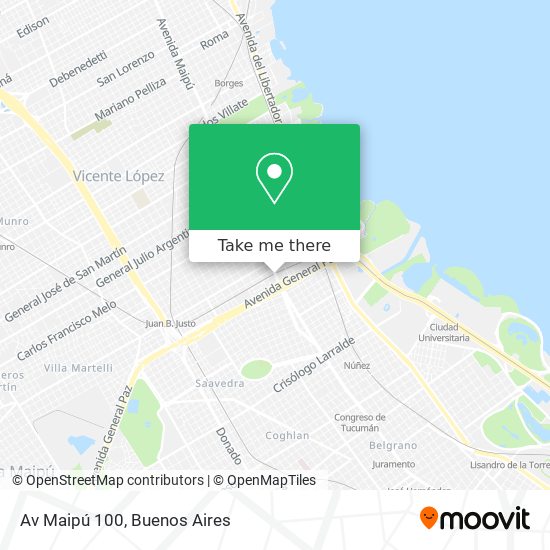 Av Maipú 100 map
