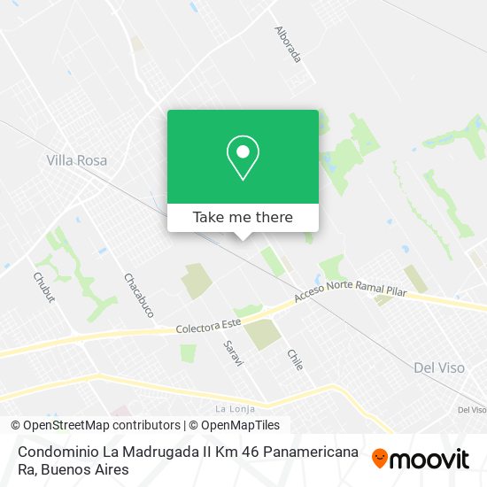 Mapa de Condominio La Madrugada II   Km 46 Panamericana Ra