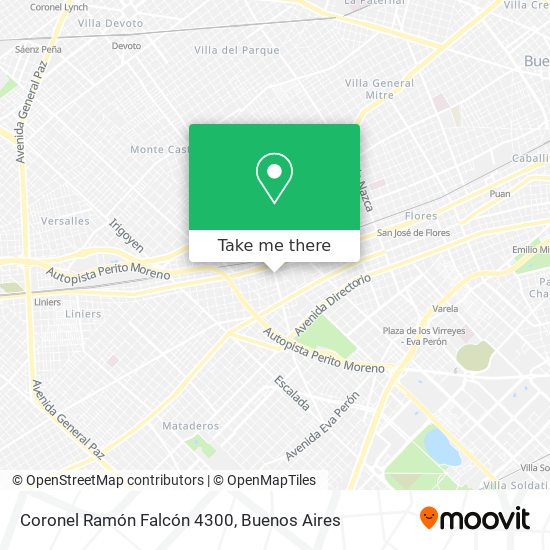 Mapa de Coronel Ramón Falcón 4300