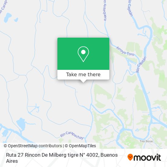 Ruta 27 Rincon De Milberg tigre N° 4002 map
