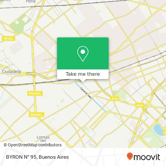 BYRON N° 95 map