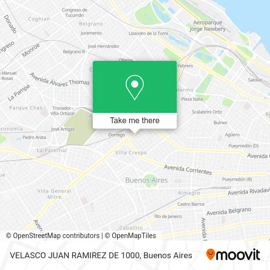 Mapa de VELASCO  JUAN RAMIREZ DE 1000