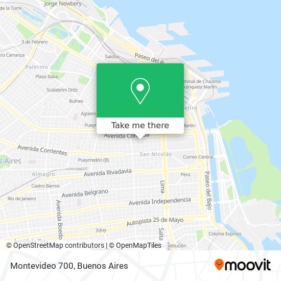 Montevideo 700 map