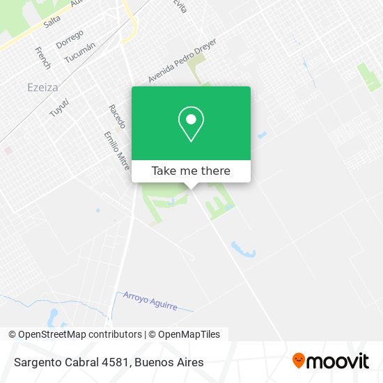 Sargento Cabral 4581 map