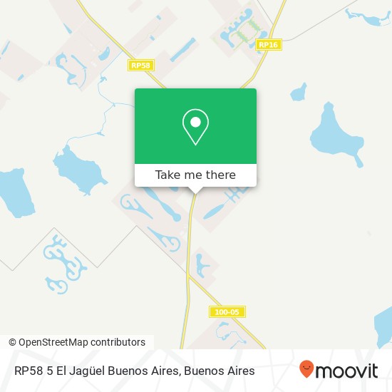 RP58 5  El Jagüel  Buenos Aires map