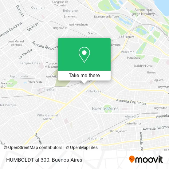 HUMBOLDT al 300 map