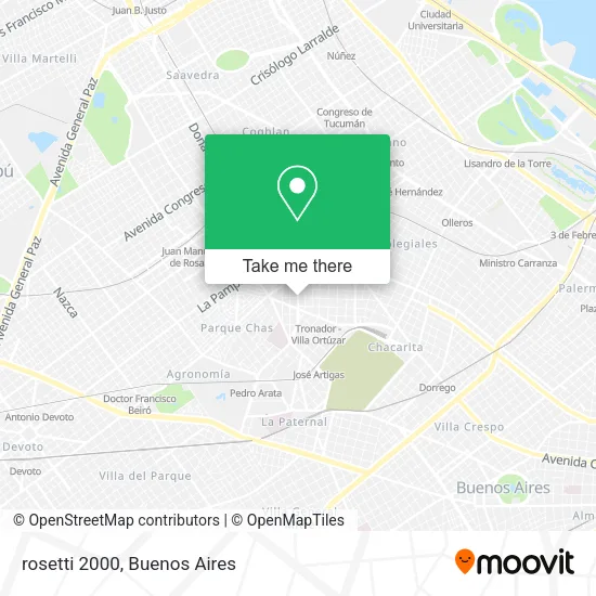 Mapa de rosetti 2000