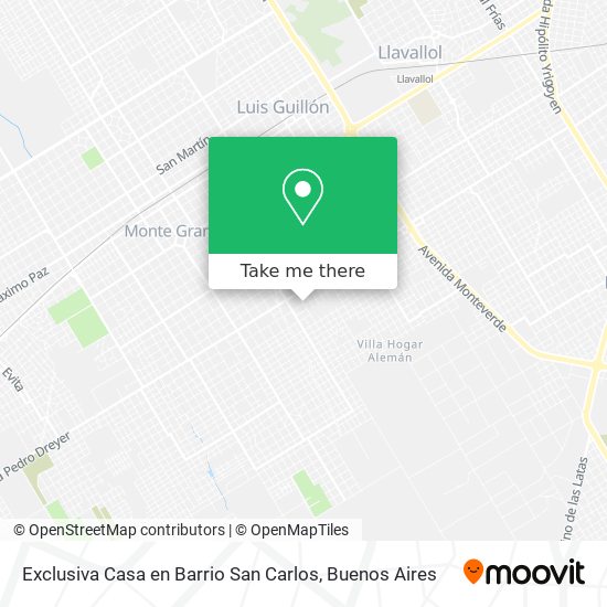 Exclusiva Casa en Barrio San Carlos map