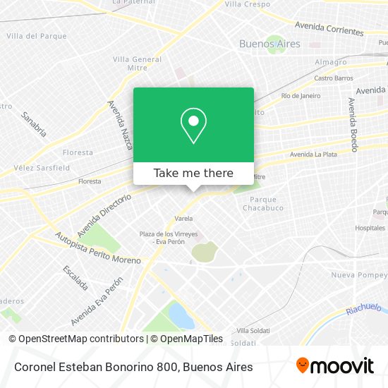Coronel Esteban Bonorino 800 map