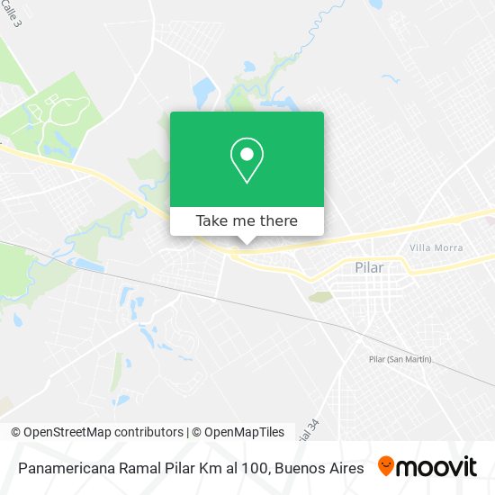 Panamericana Ramal Pilar Km al 100 map