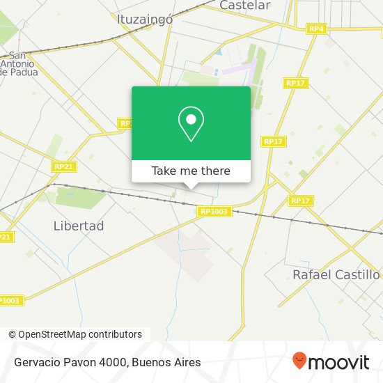 Gervacio Pavon 4000 map