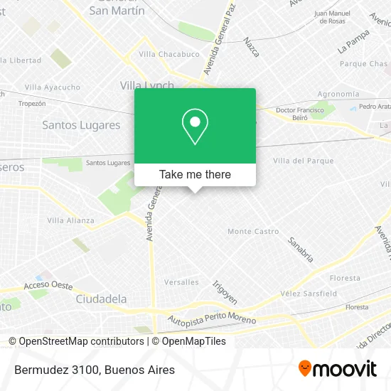 Bermudez   3100 map